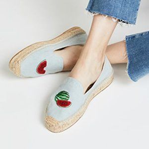 Soludos Watermelon platform espadrilles Size 5.5
